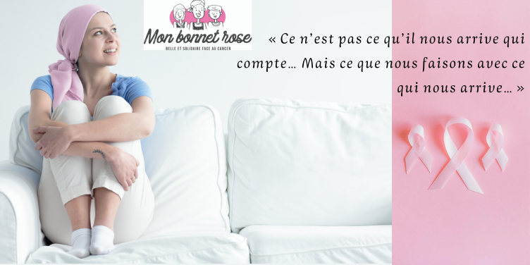 Logo Mon Bonnet Rose : une famille unie pour vaincre le cancer