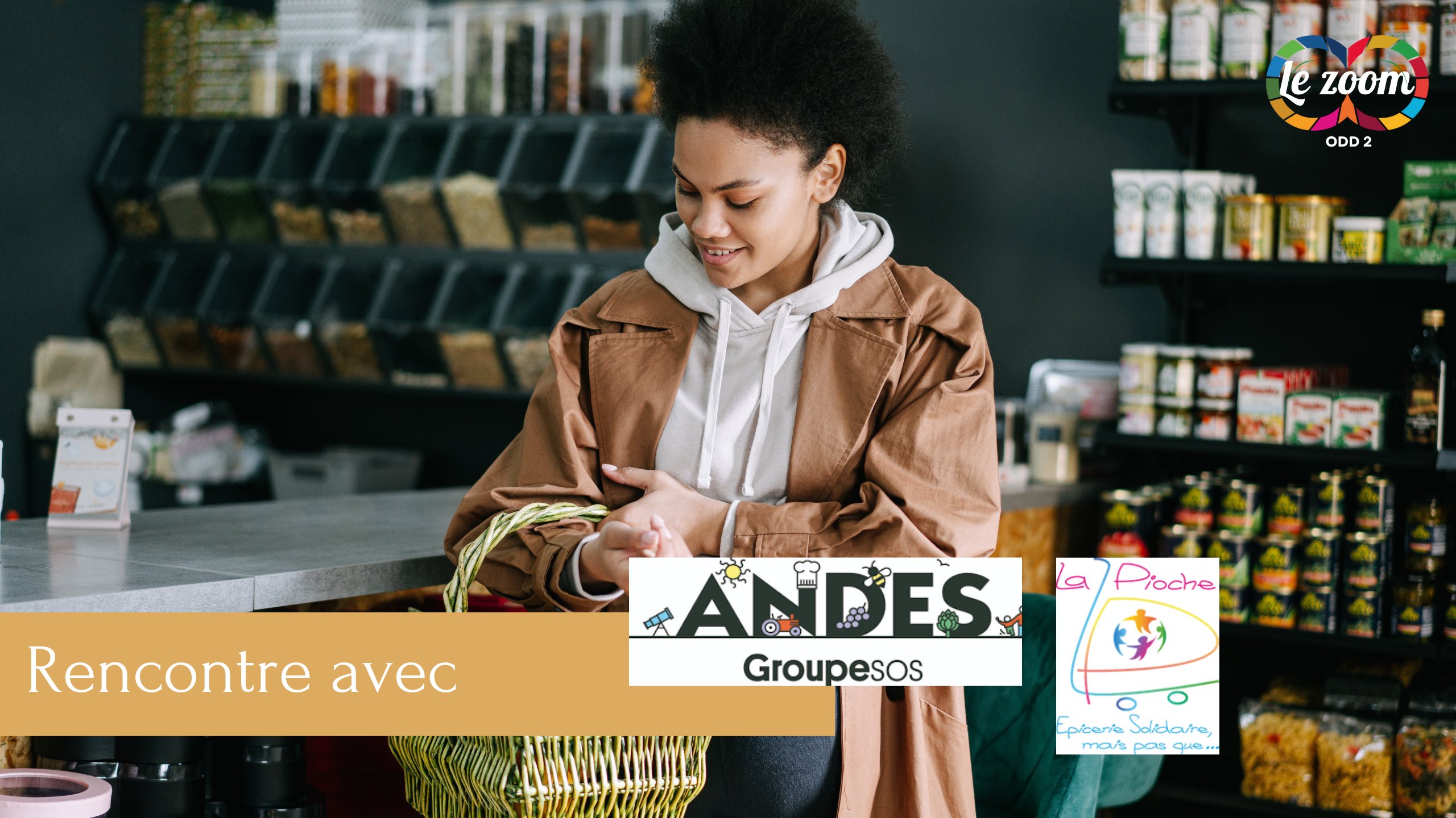 Logo À la découverte d’une épicerie solidaire et son réseau